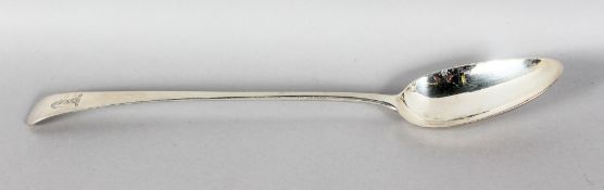 A GEORGE III SILVER BASTING SPOON. London 1800.
