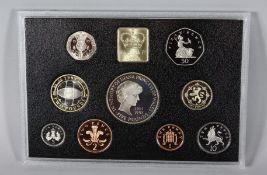 1999 UNITED KINGDOM PROOF COIN COLLECTION, five pounds to one penny (9 coins).