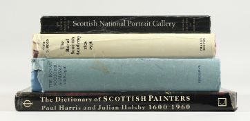 A box lot. Various books on Scottish Artists. Includes 'The Dictionary of Scottish Painters'. (4).