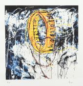 Mario Schifano (1934-1998) Italian, 'Satellite', artists proof lithograph, signed in pencil, 15.5