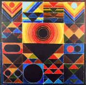 Sayed Haider Raza (1922-2016) Indian, 'Germination', 2001, Acrylic on canvas, signed and inscribed