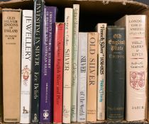A box lot. Various Books on silver, plate & gold. (12).