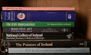 A box lot. Various books on Irish Artists. (7)