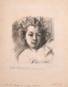 Albert de Belleroche (1864-1944) 'La Petite Lisle', Lithograph, signed in pencil and extensively