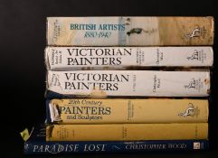 A box lot. Victorian Painters and others. 6 Vols.