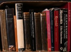 A box lot. Portrait artists including Sir Henry Raeburn (3), Reynolds (2) and Allan Ramsey with