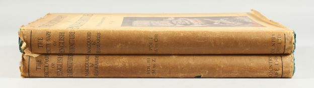 'THE DICTIONARY OF ENGLISH FURNITURE'. By Percy Macquoid and Ralph Edwards. Vols. 1 & 3.