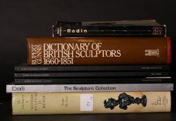 A box lot. 'DICTIONARY OF BRITISH SCULPTORS 1660-1851'. By Rupert Gunnis. & 'The Dictionary of