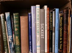 A box lot of various art reference books.