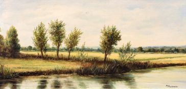 Paul Charbonnier (1865-1953) French, A pair of French landscapes, oil on board, signed, each 8