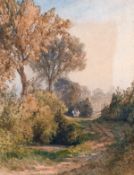 William Callow (1812-1908) British, 'Love Lane, Great Missenden', watercolour, signed and dated '
