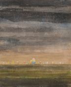 Cavendish Morton (1911-2015) British, Sailboats flying spinnakers under stormy skies, watercolour,