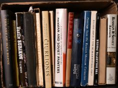 A box lot. Various books of Russian artists. (15).