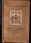 'THE DUCAL ESTATE AND CONTENTS OF THE MANSION: Stowe, near Buckingham'. Cat. No. 736.