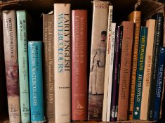 A box lot. 'EARLY ENGLISH WATERCOLOURS'. By I. Williams, and six other books on English