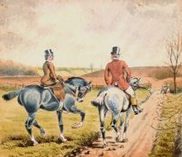 T. P. Hindley, (19th/20th century) British, 'Giving, Him a Lead', 'Bank Olliday', 'A Recommendation'