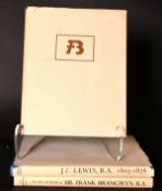 'The Oils and Murals of SIR FRANK BRANGWYN R.A.'. 'THE DRAWINGS OF SIR FRANK BRANGWYN R.A.'. By