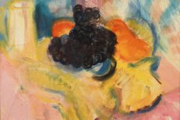 Follower of Paul Maze. A pastel study of mixed fruit on a table, 10
