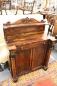 A good Regency rosewood chiffonier of small size.