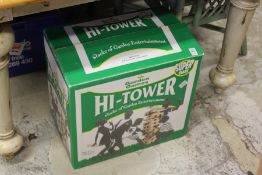 A boxed garden Jenga set.