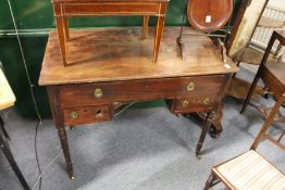 A 19th century mahogany side table.