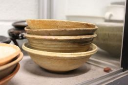 Four early Chinese bowls.