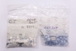 A quantity of aquamarine.