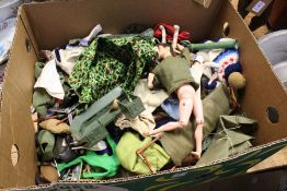 Action Man and other items.