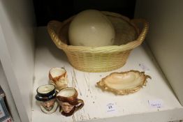 Blush ivory china etc.