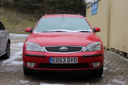 A FORD MONDEO GHIA X ESTATE 2003. 142,000 miles. MOT until 26th October 2021.