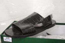 A pair of Louis Vuitton gentlemen's sandals (re-soled), size unknown.