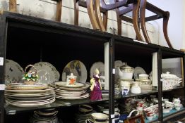 A large quantity of decorative china.