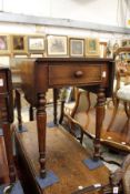 A 19th century mahogany Pembroke table with a drawer to each end.