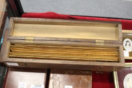 A collection of boxwood and other rulers.