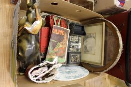 A quantity of Meccano and other items.