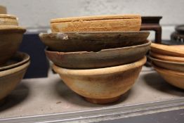 Four early Chinese bowls.