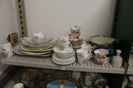 Susie Cooper part tea service, a Jasper ware salad bowl and servers etc.