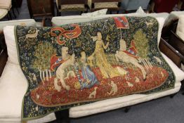 A good medieval style tapestry wall hanging.