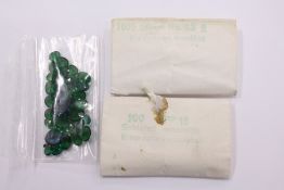 A quantity of emeralds