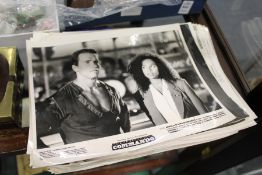 Black and white film and other publicity photographs.