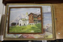 A small group of colour prints.