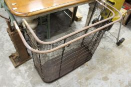 A nursery fireguard.