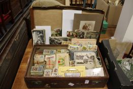 A good collection of photographs, cigarette cards and other ephemera.
