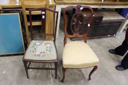 Two occasional chairs.