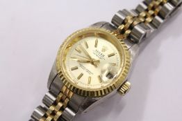 A ladies wristwatch.