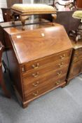 A good George III design mahogany bureau.