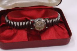 An unusual ladies' Jaeger LeCoultre wristwatch.