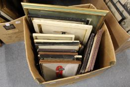 A quantity of painting and prints.