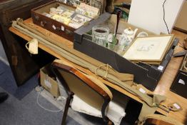 Two split cane fly fishing rods.