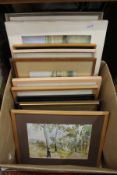 A quantity of paintings, prints etc.
